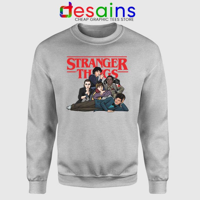 Stranger Club AV Sport Grey Sweatshirt Netflix Stranger Things Sweaters