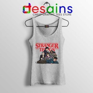 Stranger Club AV Sport Grey Tank Top Netflix Stranger Things Tops