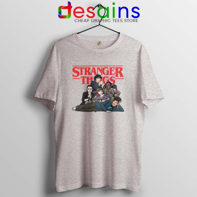 Stranger Club Sport Grey Tshirt Netflix Stranger Things Merch Tee Shirts