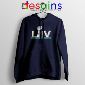 Super Bowl 54 2020 Navy Hoodie Super Bowl LIV Merch Hoodies