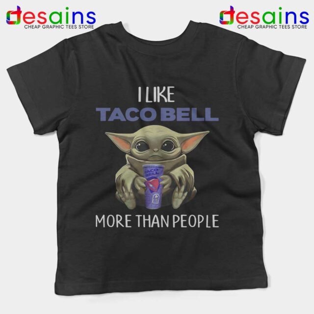 Taco Bell Baby Yoda Kids Tshirt