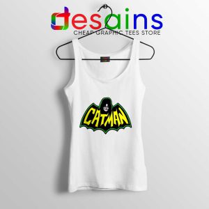 The Catman Peter Criss White Tank Top Merch Kiss Band Tops