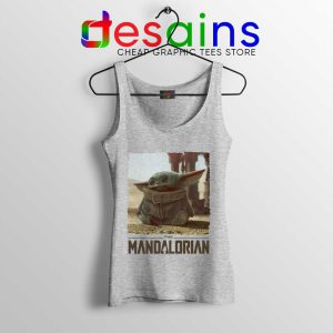 The Child Baby Yoda Star Wars Sport Grey Tank Top The Mandalorian