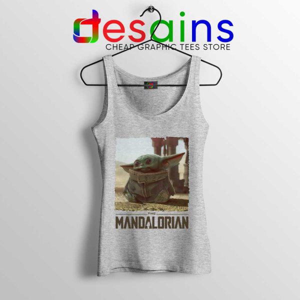 The Child Baby Yoda Star Wars Sport Grey Tank Top The Mandalorian