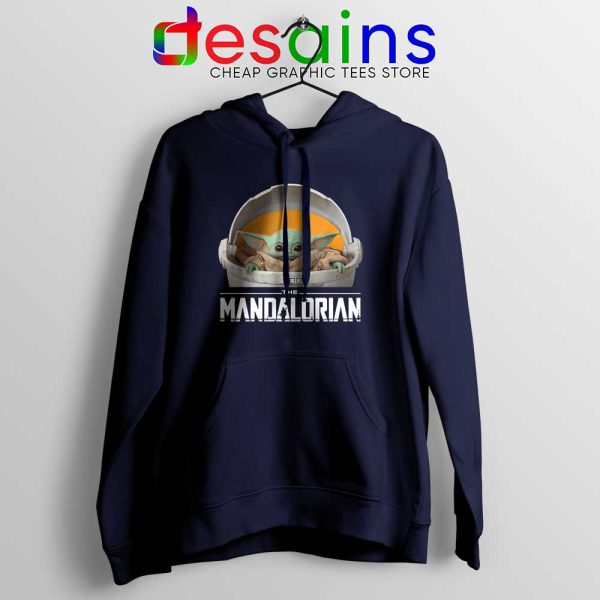 The Child Floating Pod Navy Hoodie Star Wars The Mandalorian Hoodies