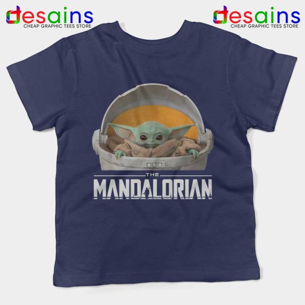 The Child Floating Pod Navy Kids Tshirt Star Wars The Mandalorian Youth