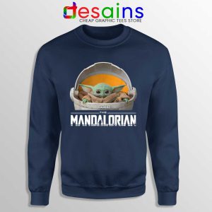 The Child Floating Pod Navy Sweatshirt Star Wars The Mandalorian