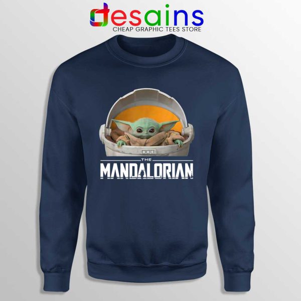 The Child Floating Pod Navy Sweatshirt Star Wars The Mandalorian