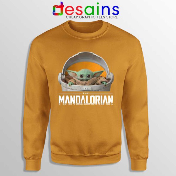 The Child Floating Pod Orange Sweatshirt Star Wars The Mandalorian