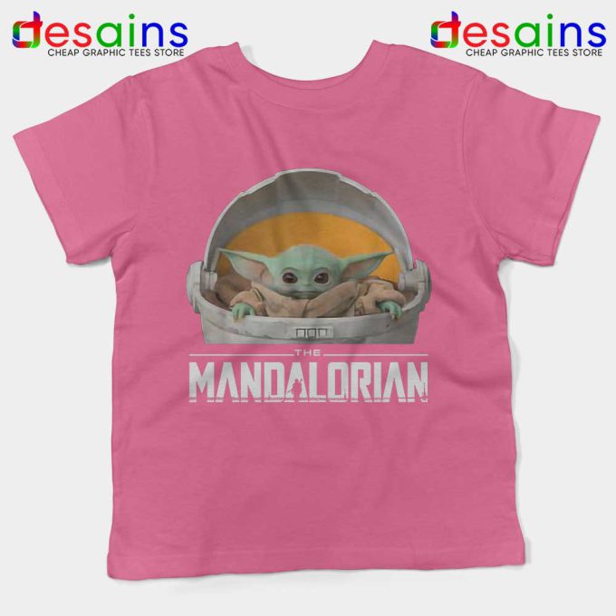The Child Floating Pod Pink Kids Tshirt Star Wars The Mandalorian Youth
