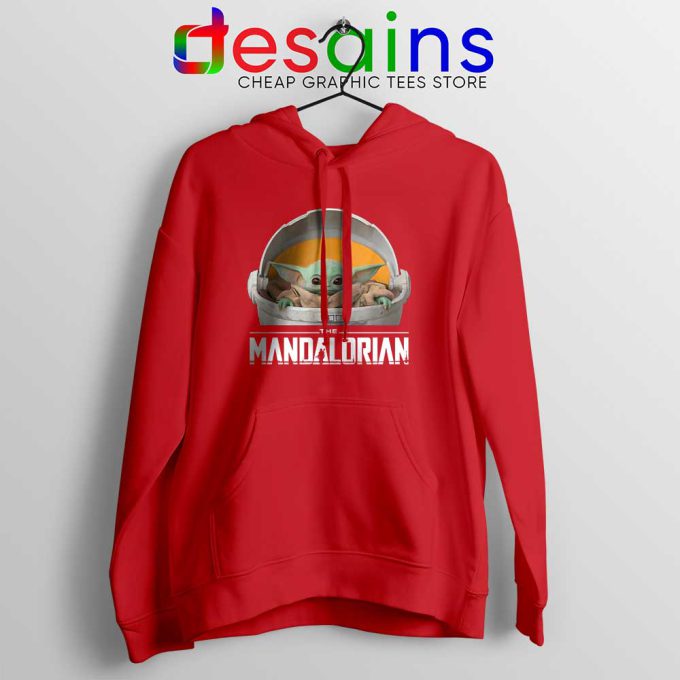 The Child Floating Pod Red Hoodie Star Wars The Mandalorian Hoodies