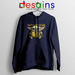 Wu Tang Clan Baby Yoda Navy Hoodie The Child Hoodies