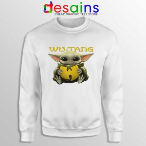 Wu Tang Clan Baby Yoda White Sweatshirt The Child Sweater
