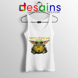 Wu Tang Clan Baby Yoda White Tank Top The Child Yoda