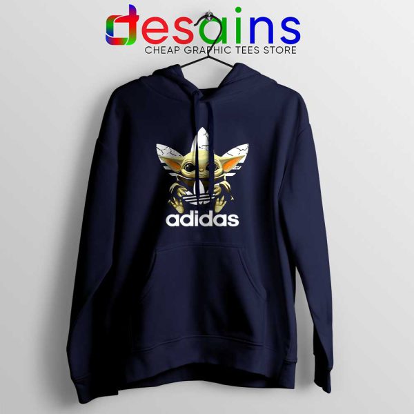 Adidas The Child Yoda Navy Hoodie The Mandalorian Disney Jacket