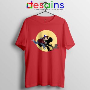 Adventures of Dustin and Durt Red Tshirt Stranger Things Tees