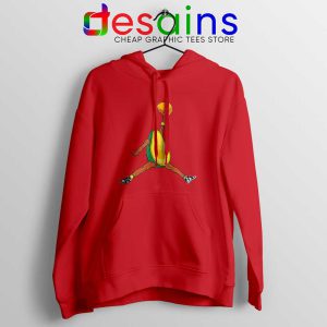 Avocado Air Jordan Red Hoodie Funny Avocado Fruit Hoodies