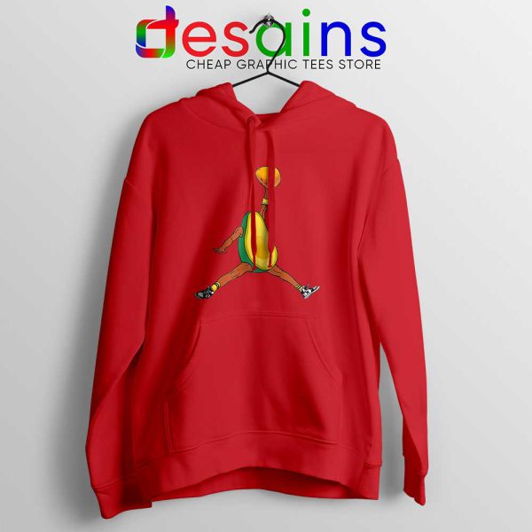 Avocado Air Jordan Red Hoodie Funny Avocado Fruit Hoodies