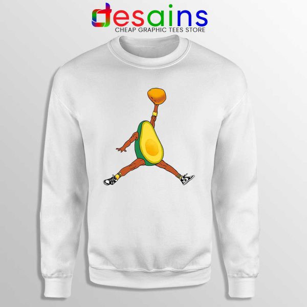 Avocado Air Jordan Sweatshirt Funny Avocado Fruit Sweaters S-3XL