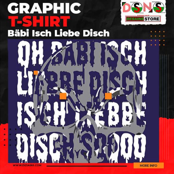 Bäbi Isch Liebe Disch Graphic T-shirt Oliver Pocher