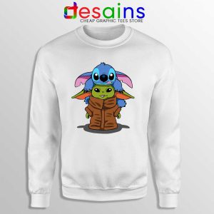 Baby Stitch Yoda Sweatshirt Disney The Mandalorian Sweaters S-3XL