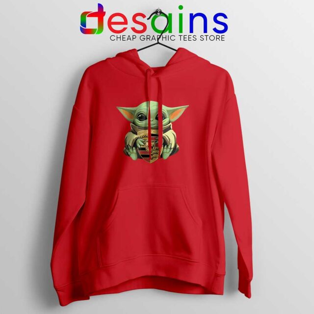 Baby Yoda Porsche Logo Hoodie