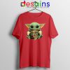 Baby Yoda Porsche Logo Tshirt The Child Mandalorian Tee Shirts S-3XL