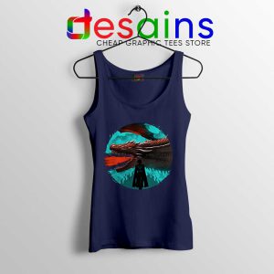 Best Dracarys Dragon Art Navy Tank Top Daenerys Targaryen Tops