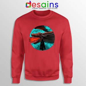 Best Dracarys Dragon Art Red Sweatshirt Daenerys Targaryen Sweaters