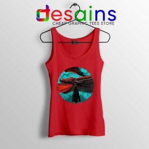 Best Dracarys Dragon Art Red Tank Top Daenerys Targaryen Tops