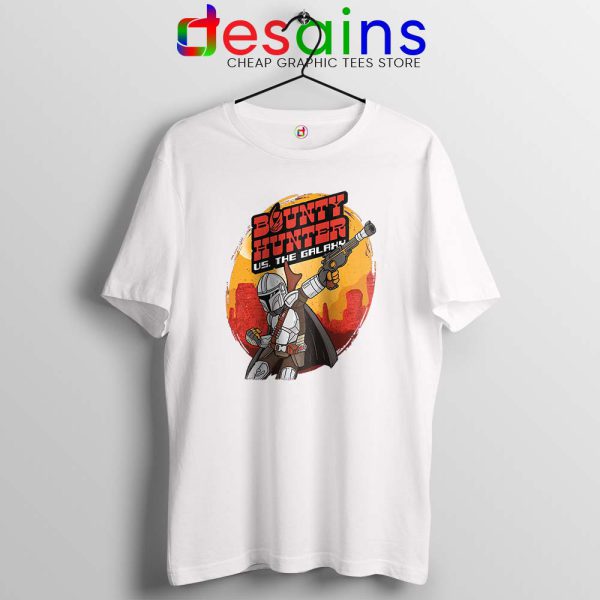 Bounty Hunter vs The Galaxy Tshirt The Mandalorian Tee Shirts S-3XL