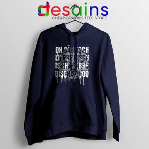 Bäbi Isch Liebe Disch Navy Hoodie Oliver Pocher Hoodies Size S-3XL