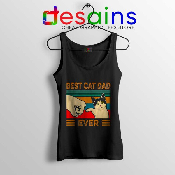Cat Dad Meme Tank Top Best Cat Guy Ever Tops S-3XL