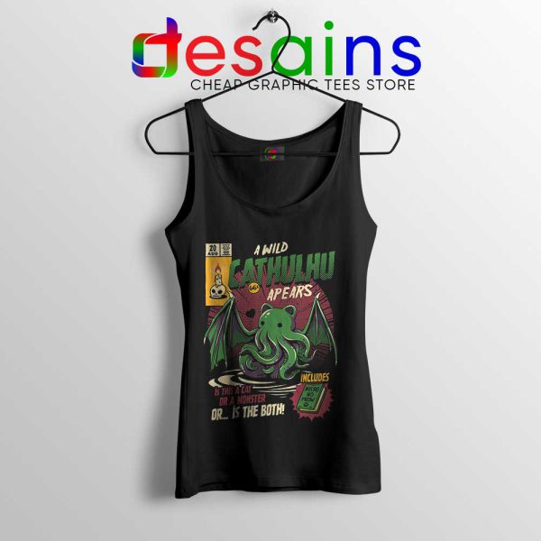 Cathulhu Is this Cat or A Monster Tank Top Cthulhu Mythos Tops S-3XL