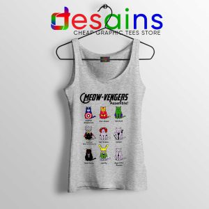 Cats Meow Avengers Assemble Sport Grey Tank Top The Avengers Tops