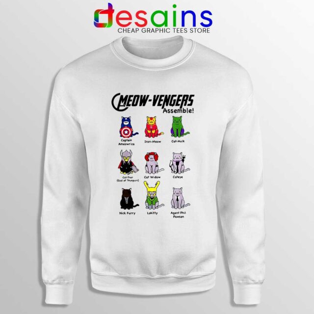 Cats Meow Avengers Assemble Sweatshirt