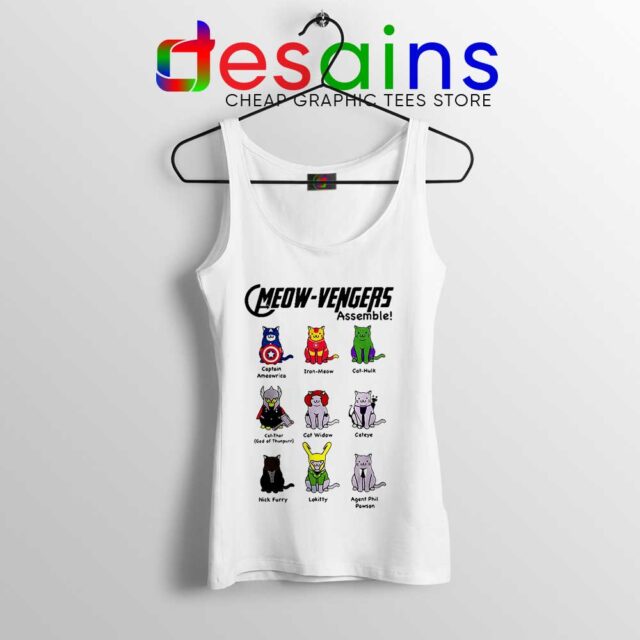 Cats Meow Avengers Assemble Tank Top