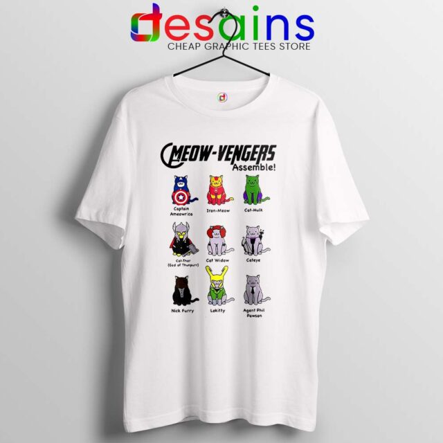 Cats Meow Avengers Assemble Tshirt