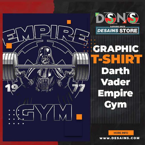 Darth Vader Empire Gym Graphic T-shirt - Star Wars