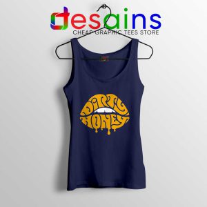 Dirty Honey Logo Merch Navy Tank Top American Rock Band Tops