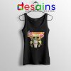 Dunkin Donuts Baby Yoda Tank Top The Mandalorian Disney Tops S-3XL