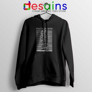 Enjoy Division Unknown Players Black Hoodie Gamer Joy Division Jacket