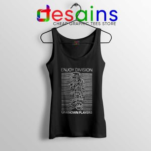 Enjoy Division Unknown Players Black Tank Top Gamer Joy Division Tops