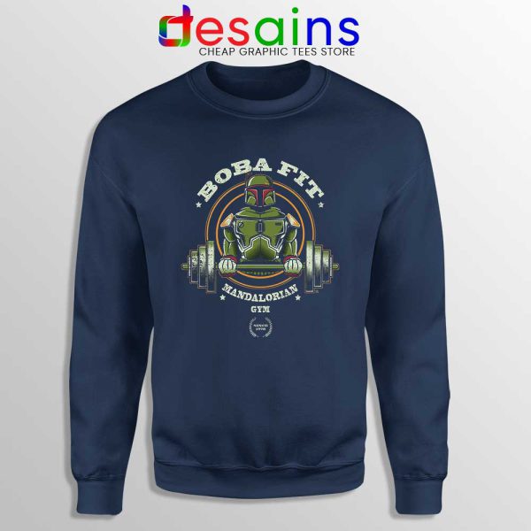 Gym Boba Fett Star Wars Navy Sweatshirt Boba Fit Mandalorian Sweaters