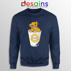 Hakuna Starbucks Coffee Navy Sweatshirt The Lion King Sweaters