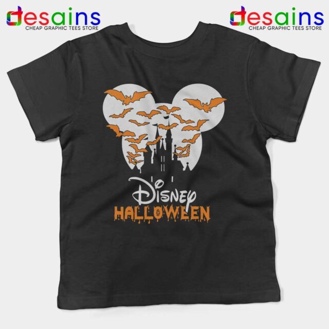Halloween Cinderella Castle Kids Tshirt