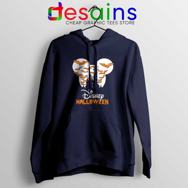 Halloween Cinderella Castle Navy Hoodie Walt Disney Logo Hoodies