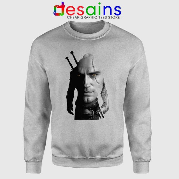 Henry Cavill Geralt of Rivia Sport Grey Sweatshirt The Witcher Series