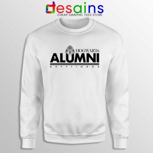 Hogwarts Alumni Gryffindor White Sweatshirt Harry Potter Sweaters