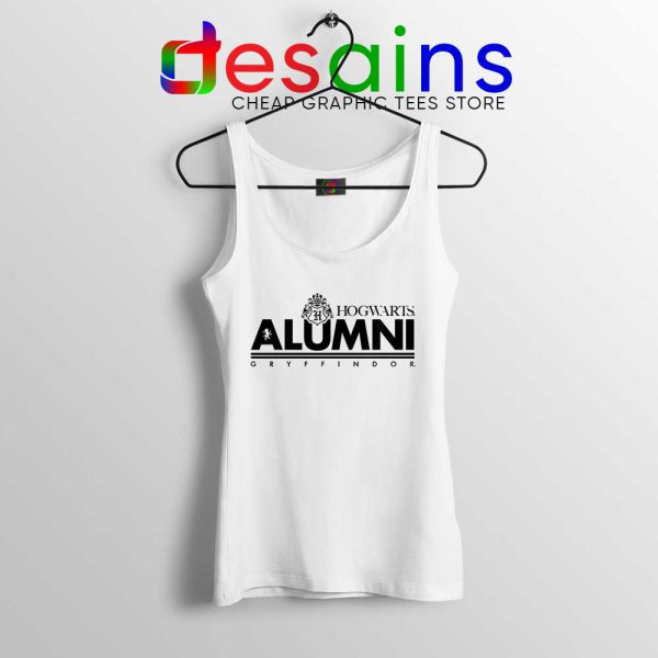 Hogwarts Alumni Gryffindor White Tank Top Harry Potter Tops S-3XL